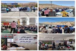 برگزاری اردوی جهادی بسیج جامعه پزشکی در منطقه عشایری تخت چان پلدختر