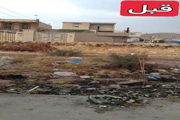 لایروبی کانال و بهبود وضعیت بهداشتی در مسکن مهر پلدختر