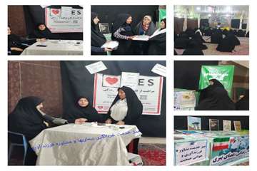 میز سلامت و مشاوره فرزندآوری در همایش بانوان پلدختر