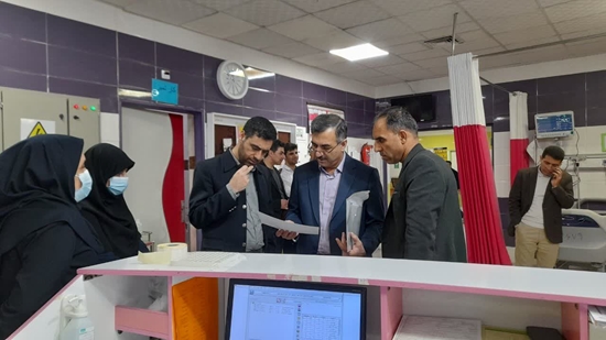 «بازدید مسئولان دانشگاه علوم پزشکی لرستان از بیمارستان امام خمینی (ره) پلدختر» 